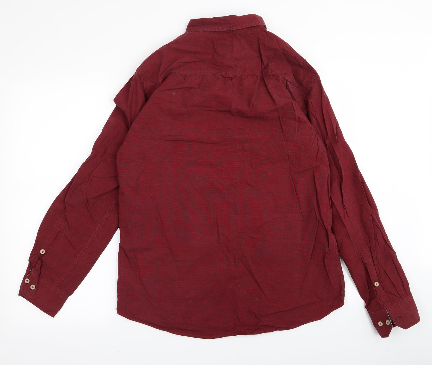 Preworn Mens Red    Button-Up Size XL