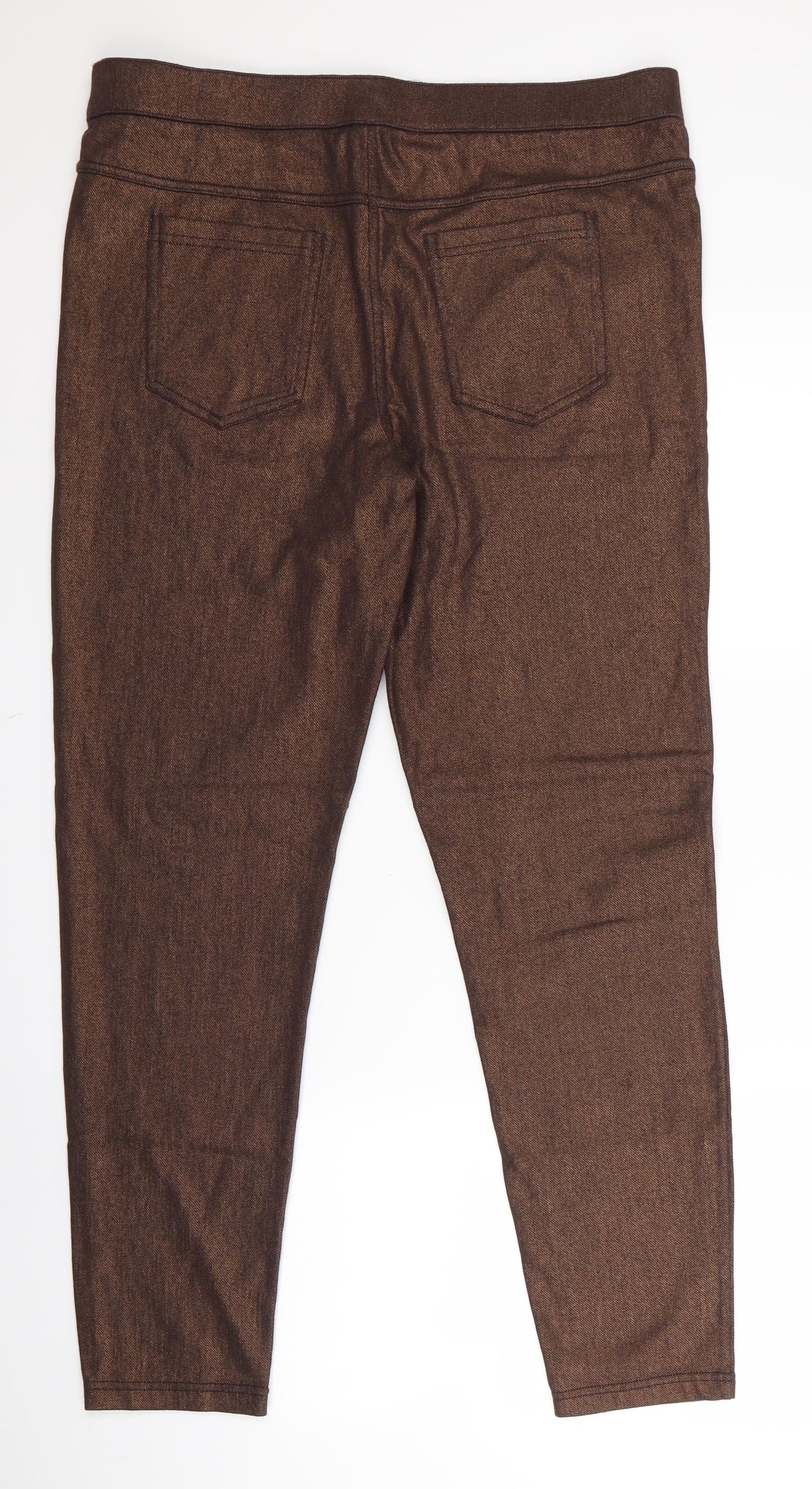 NEXT Womens Brown   Trousers  Size 18 L28 in