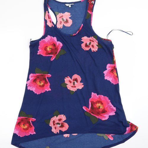 New Look Womens Blue Floral  A-Line  Size 16