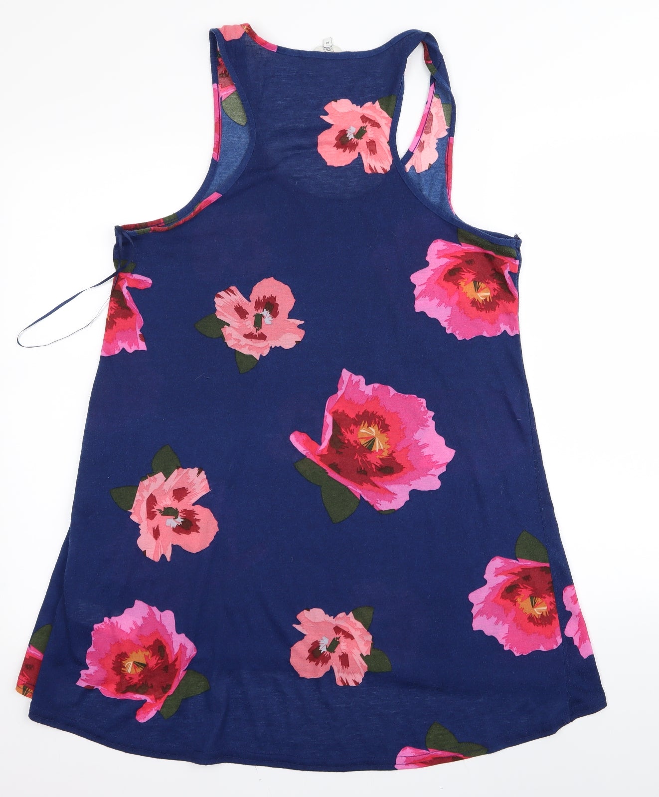 New Look Womens Blue Floral  A-Line  Size 16
