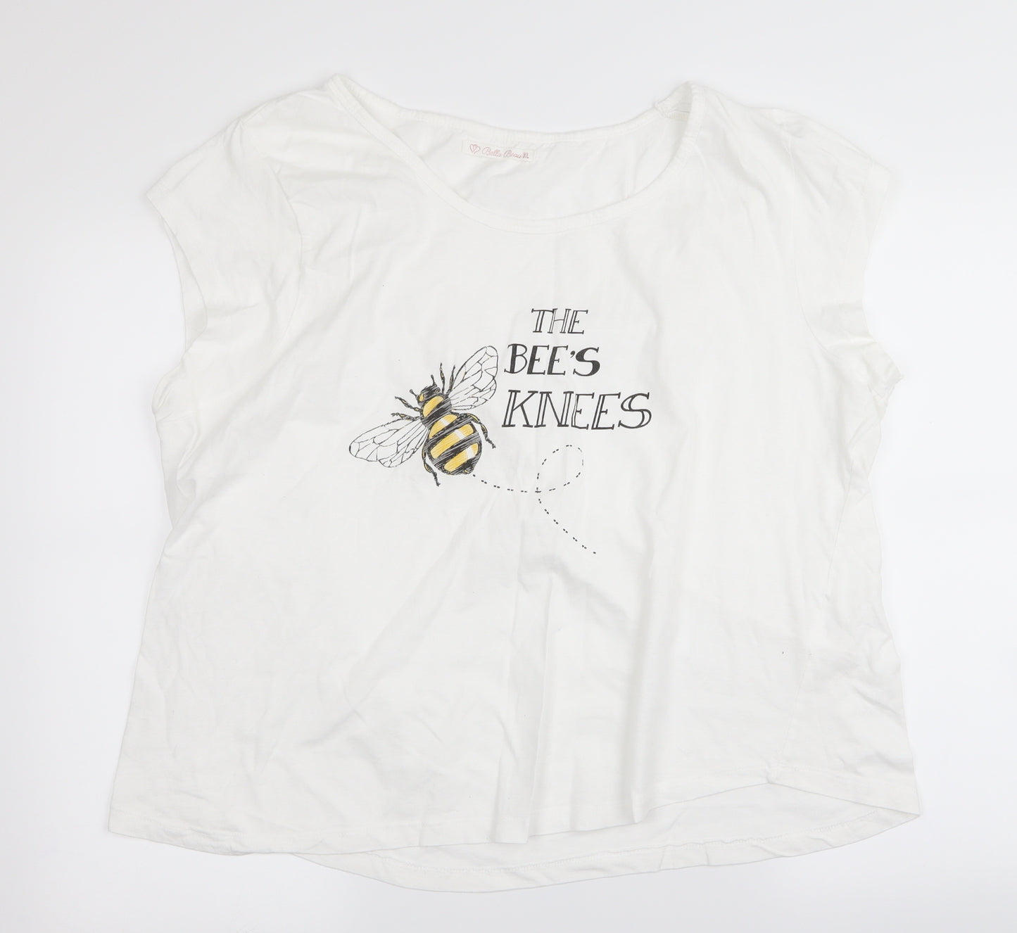 Preworn Womens White   Basic Tank Size XL