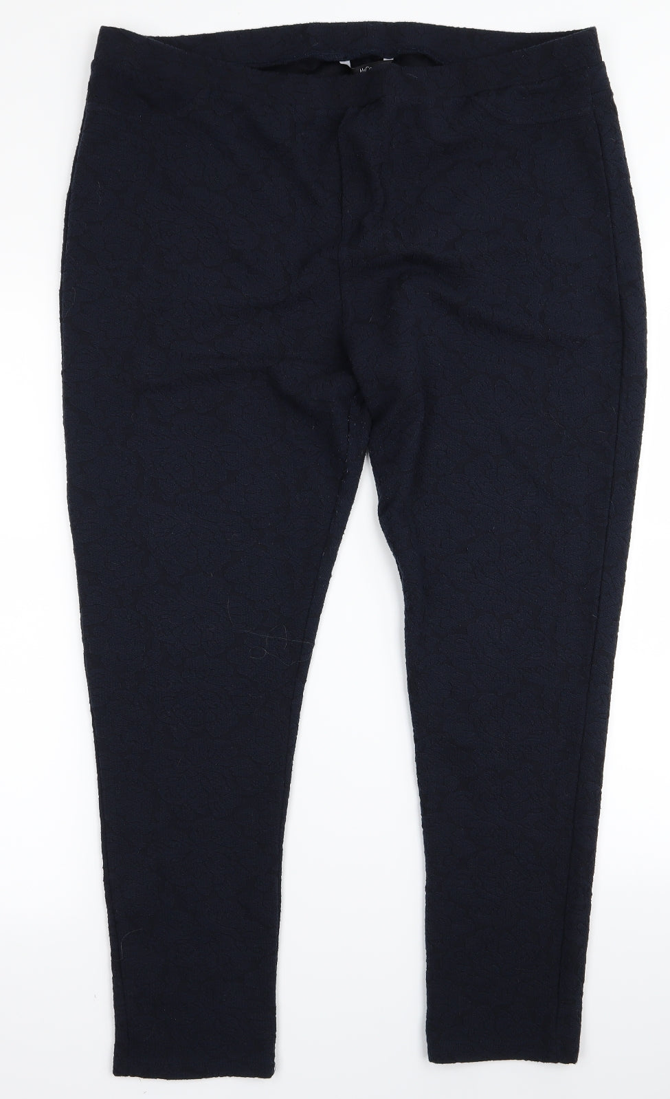 M&Co Womens Blue   Trousers  Size 20 L24 in
