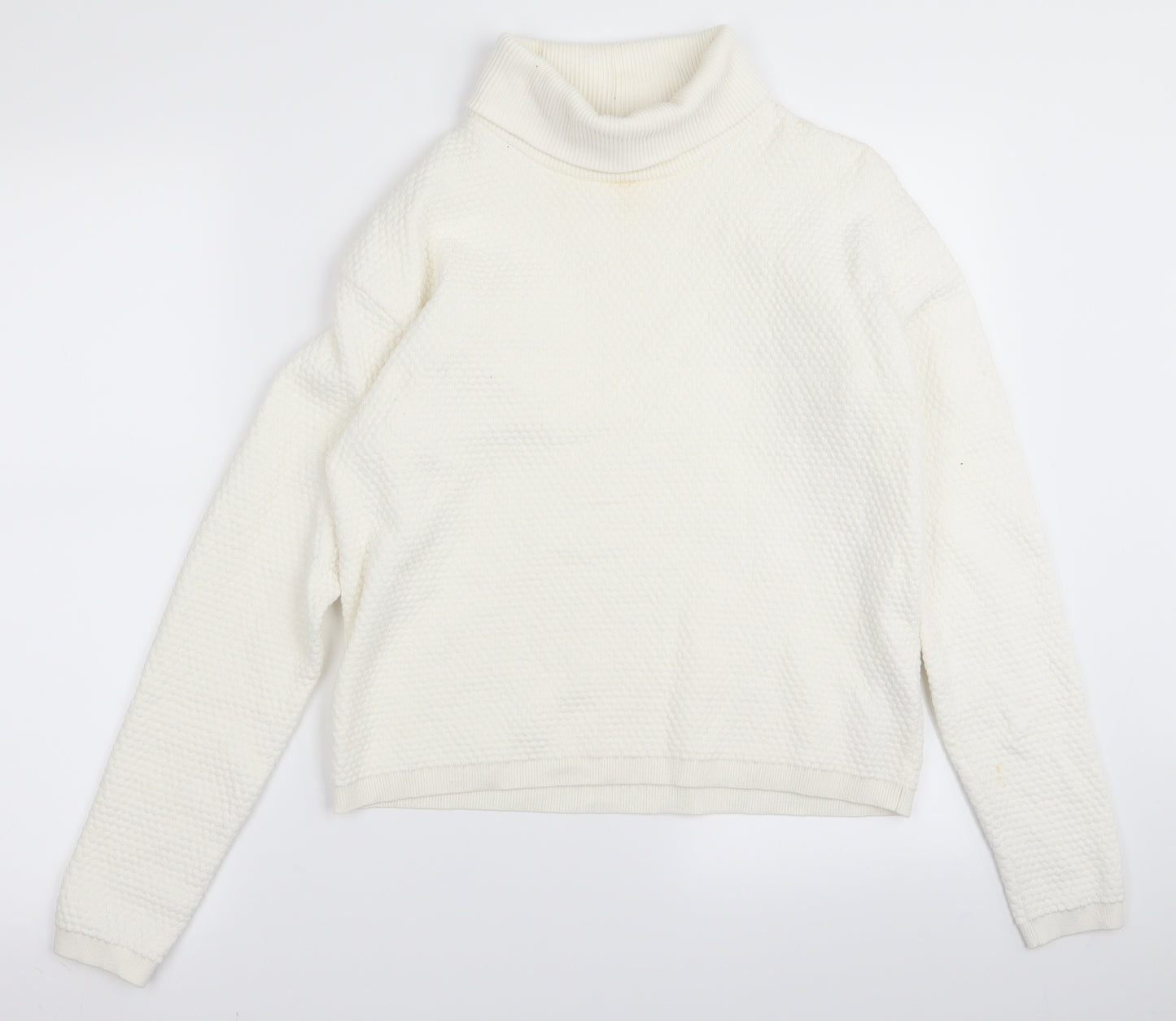m&s Womens White   Pullover Jumper Size 14