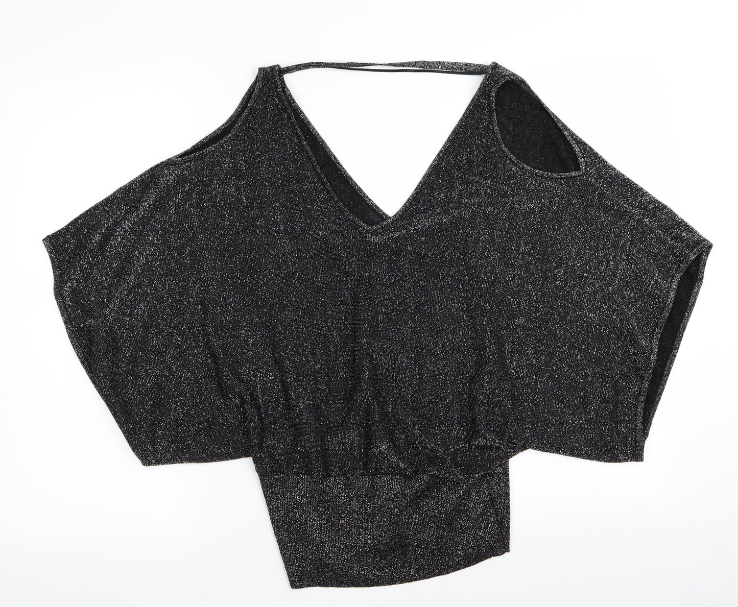 Oasis Womens Grey   Basic Blouse Size 8