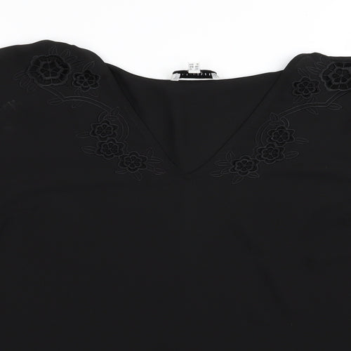 Warehouse Womens Black   Basic Blouse Size 10
