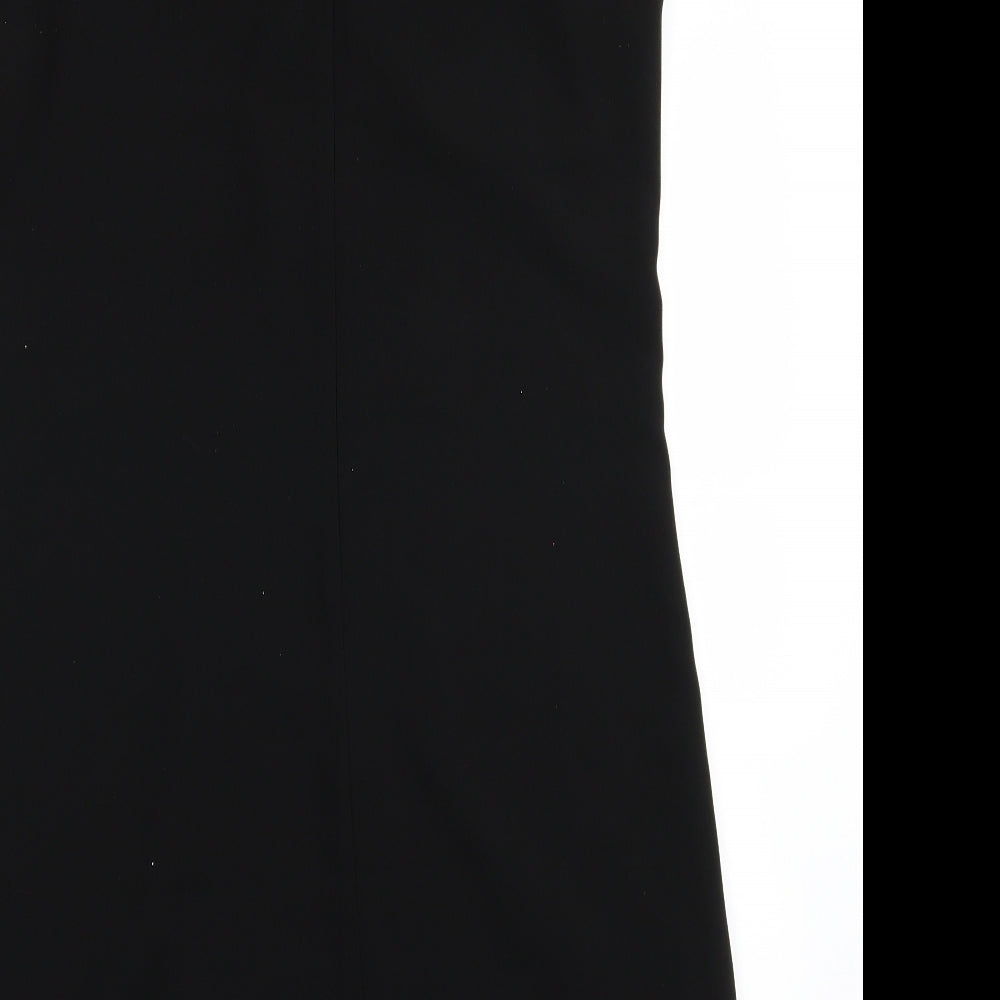 Warehouse Womens Black  Rayon Pencil Dress  Size 12