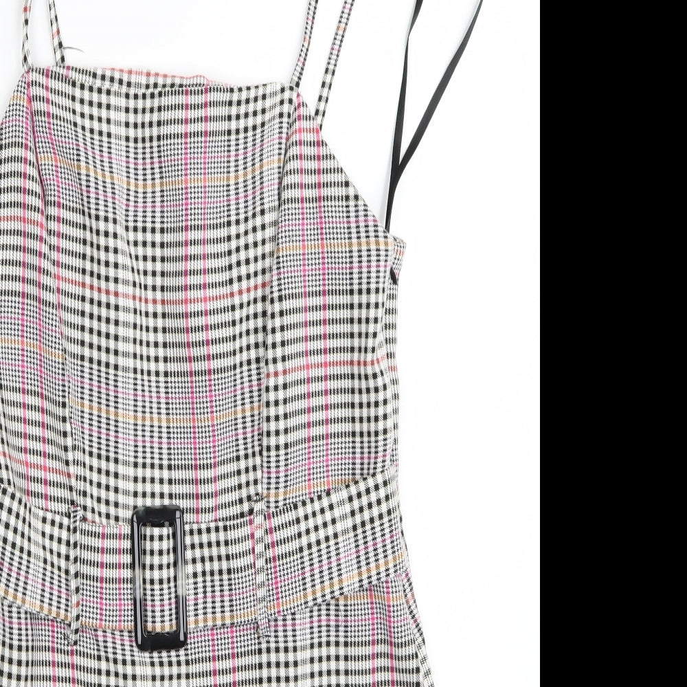 Primark Womens Multicoloured Check  A-Line  Size 12