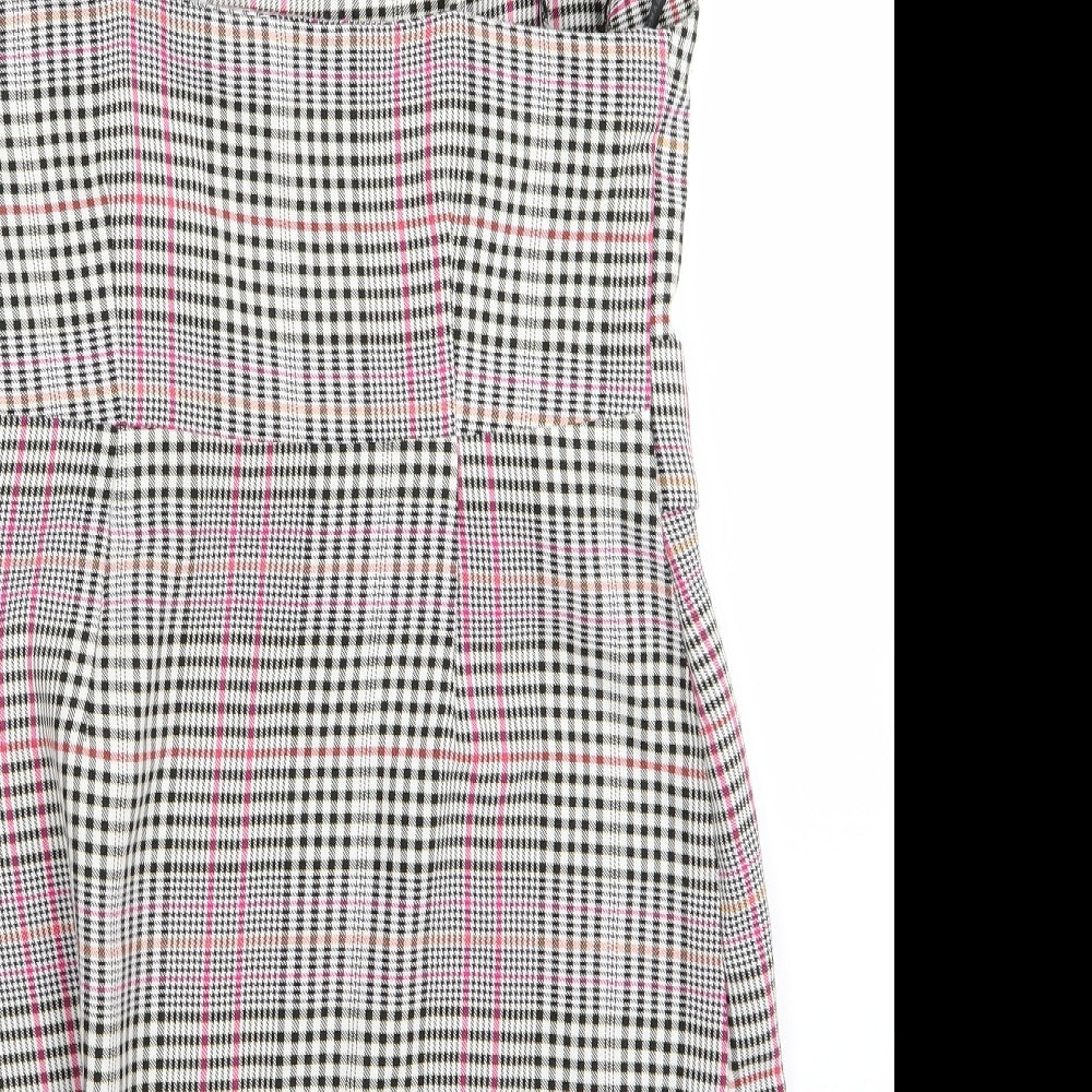 Primark Womens Multicoloured Check  A-Line  Size 12