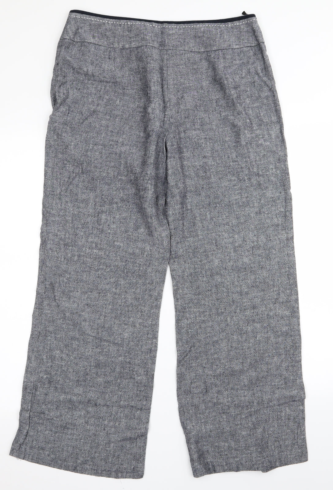 m&s Womens Grey   Trousers  Size 12 L26 in - bv