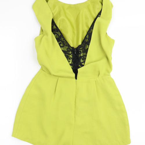 Topshop Womens Green   Bodysuit One-Piece Size 8