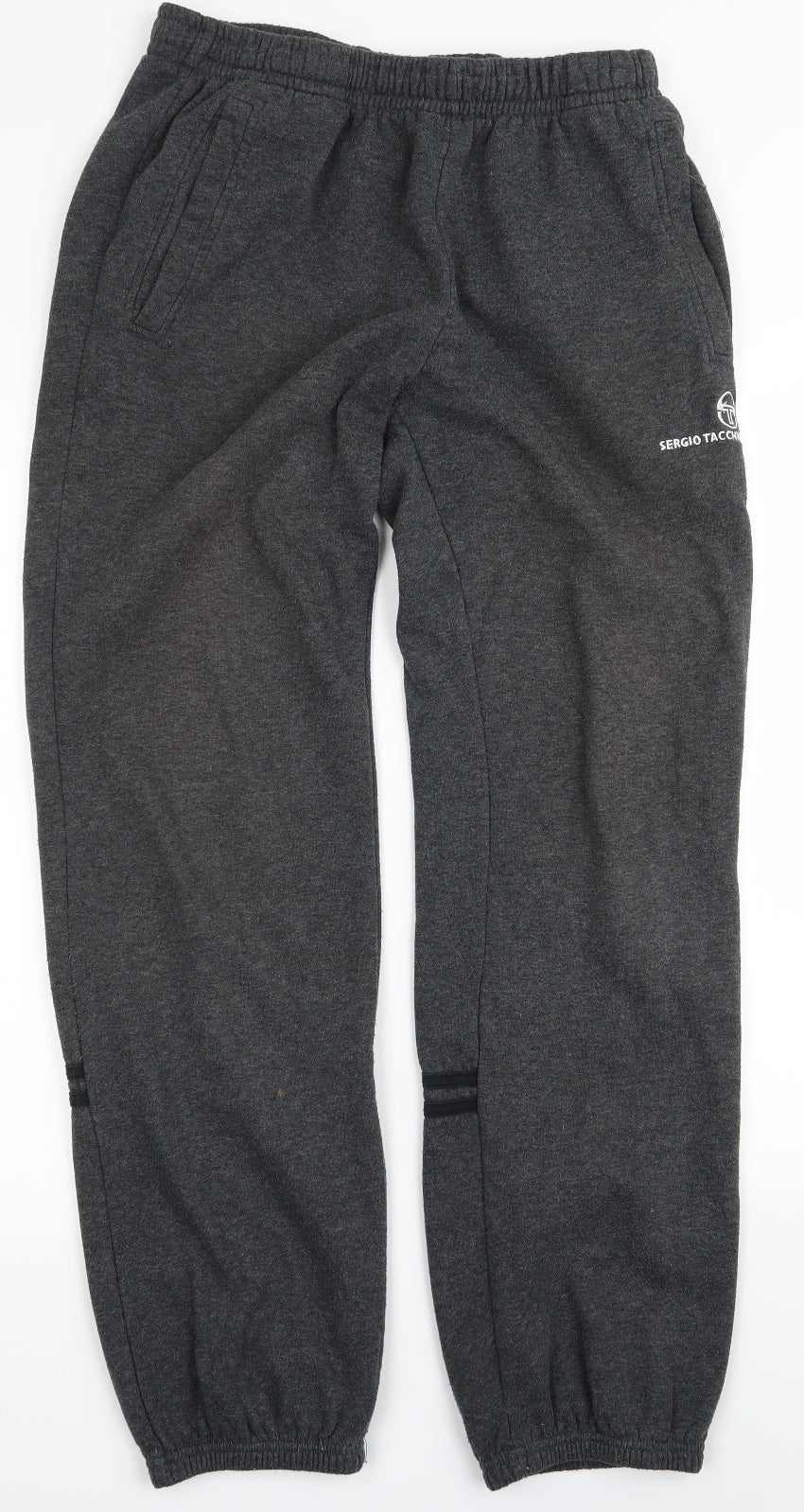 sergio Mens Grey   Track Pants Trousers Size L L27 in