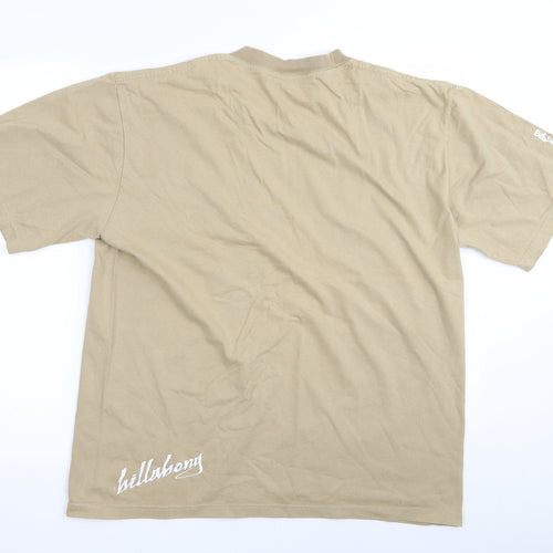 bilabong Mens Brown    T-Shirt Size L