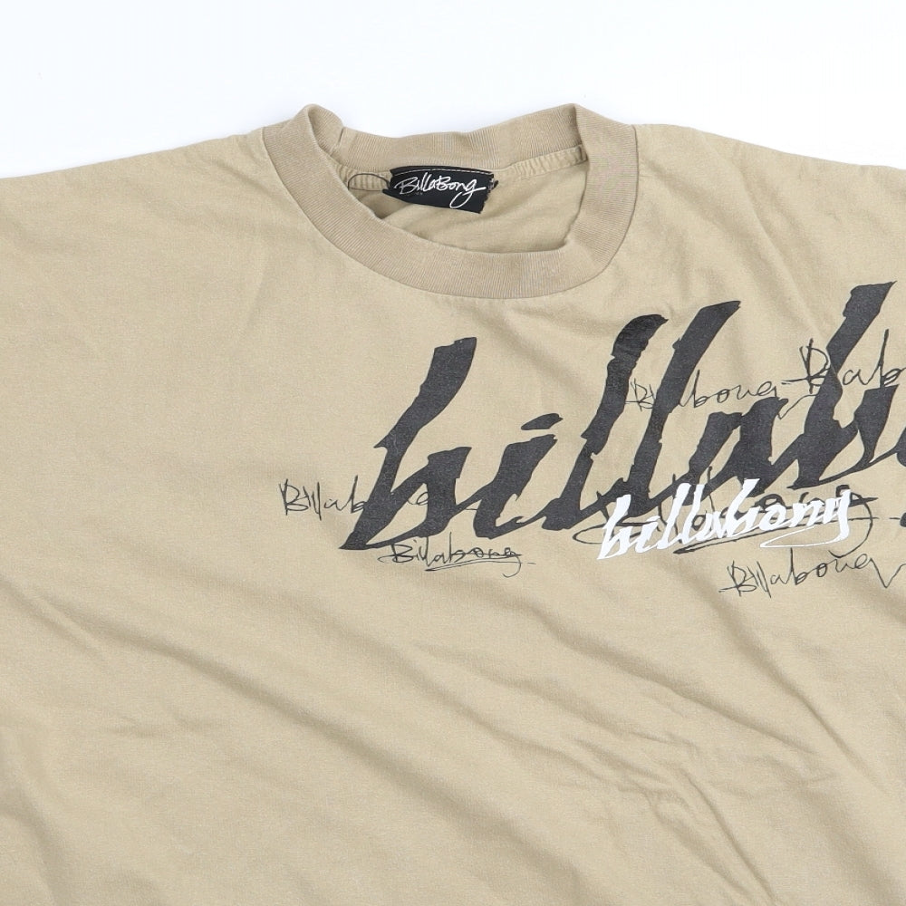 bilabong Mens Brown    T-Shirt Size L