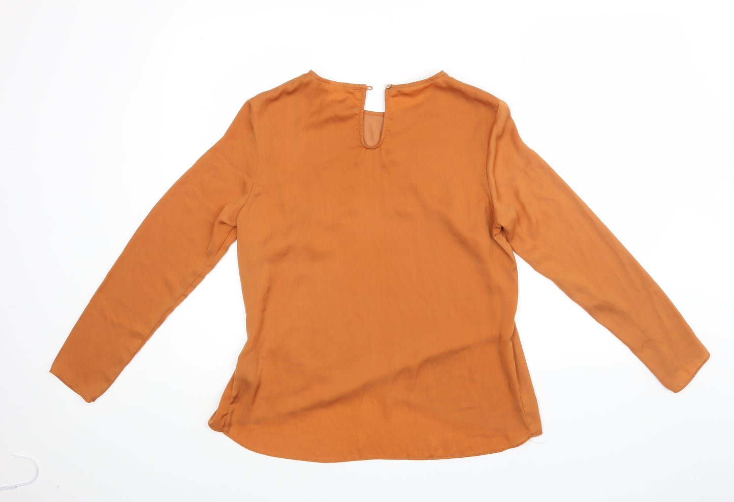 H&M Womens Brown   Basic Blouse Size 36