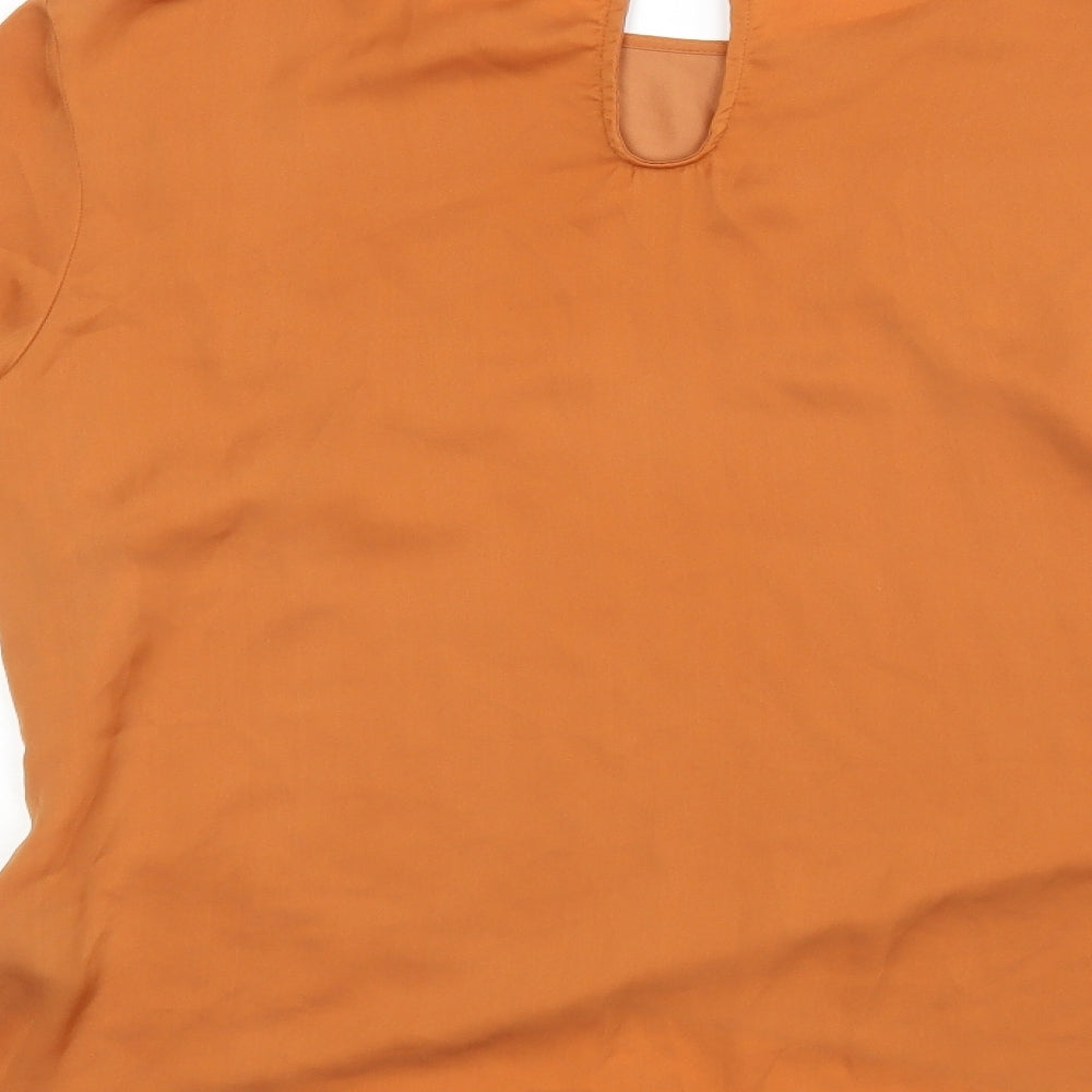 H&M Womens Brown   Basic Blouse Size 36