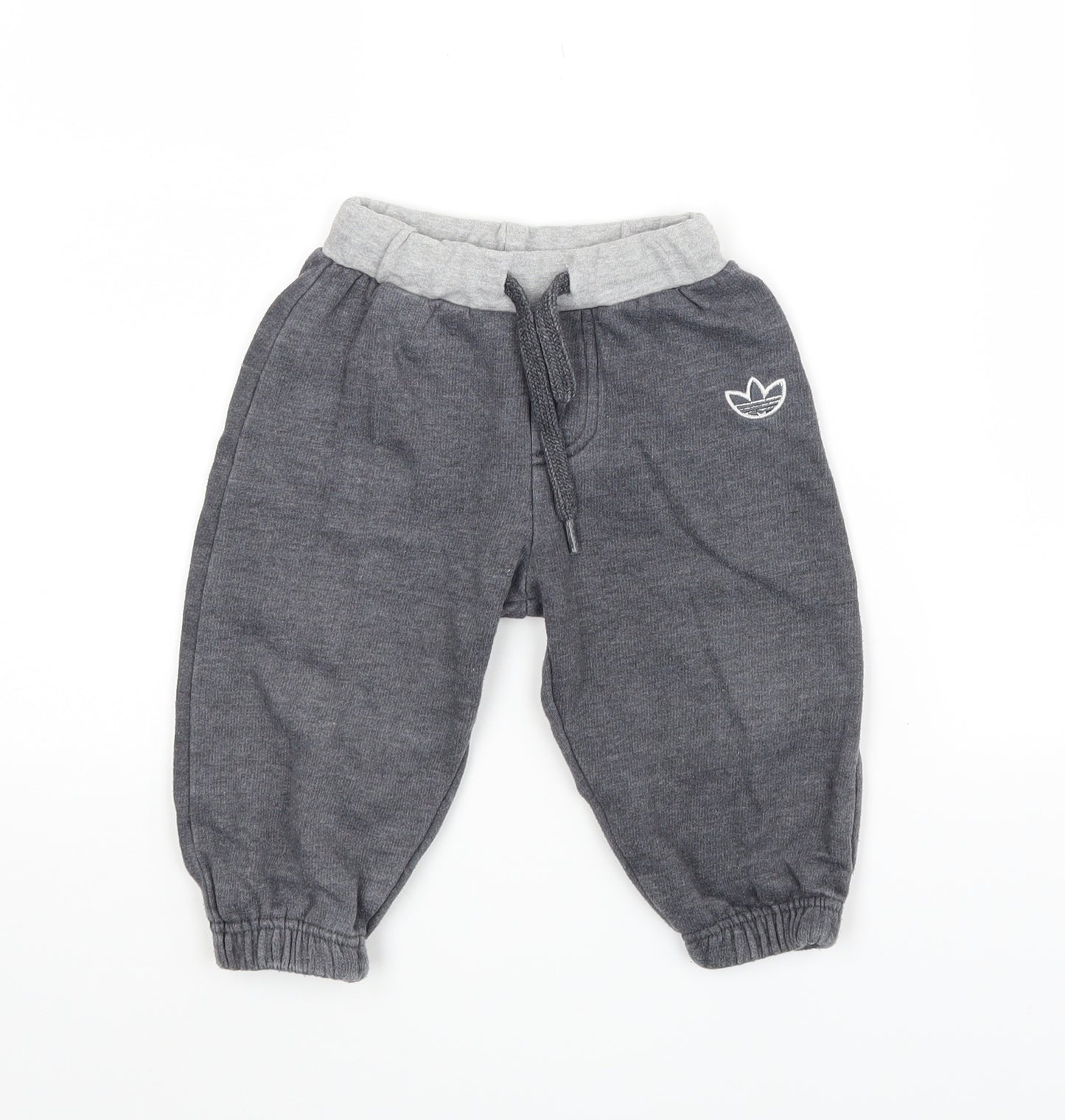 Addidas  Grey   Jogger Trousers Size 12-18 Months