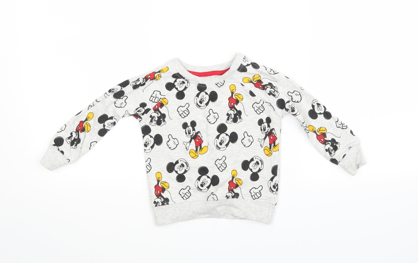Disney Baby Grey   Pullover Jumper Size 12-18 Months