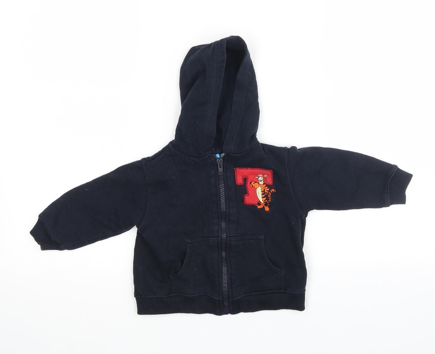 Debenhams Baby Black   Full Zip Jumper Size 12-18 Months  - Disney, Tigger