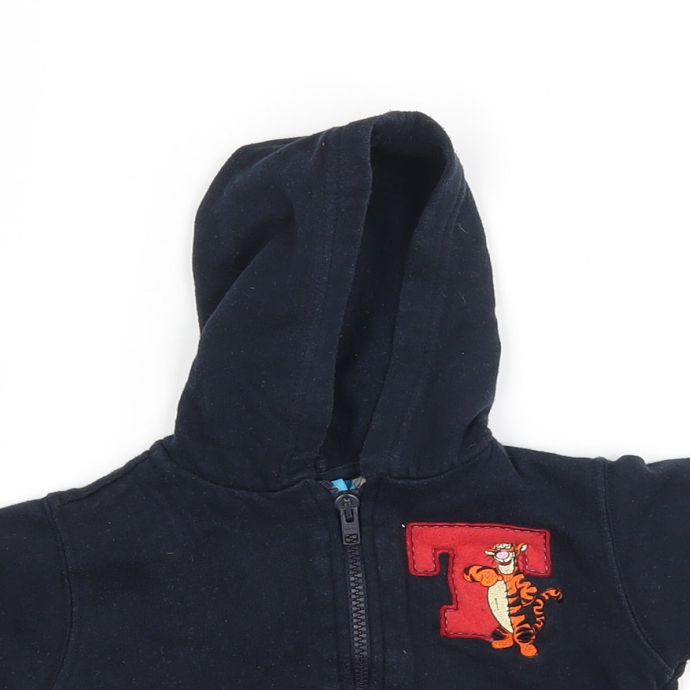 Debenhams Baby Black   Full Zip Jumper Size 12-18 Months  - Disney, Tigger