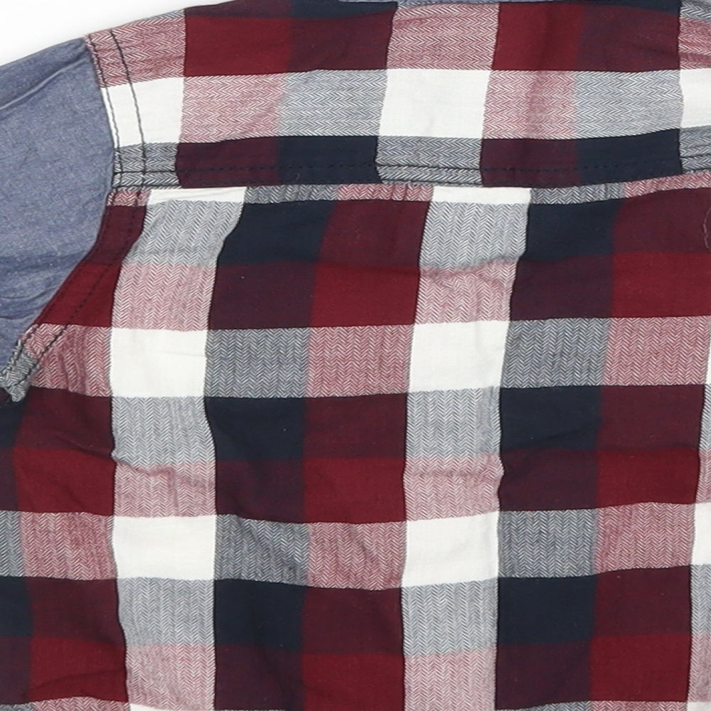 Little Rebel Baby Blue Check  Basic Button-Up Size 12-18 Months