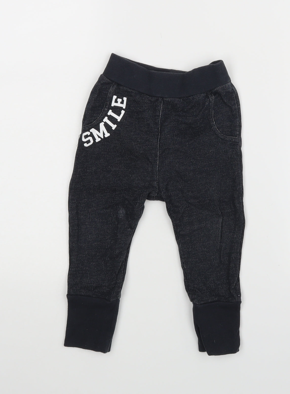 NEXT Baby Black   Sweatpants Trousers Size 12-18 Months