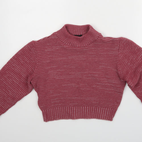 PRETTYLITTLETHING Womens Purple   Pullover Jumper Size 10