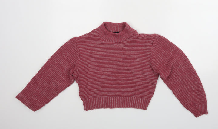PRETTYLITTLETHING Womens Purple   Pullover Jumper Size 10