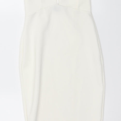 Edge Womens White   Pencil Dress  Size 6