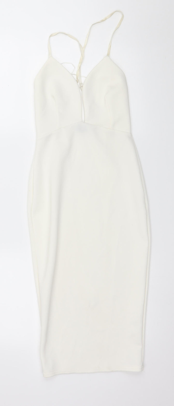 Edge Womens White   Pencil Dress  Size 6