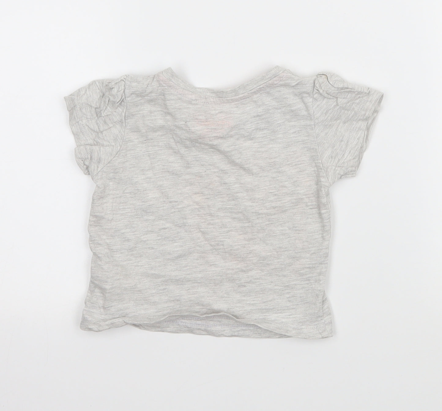 Primark Baby Grey   Basic T-Shirt Size 6-9 Months
