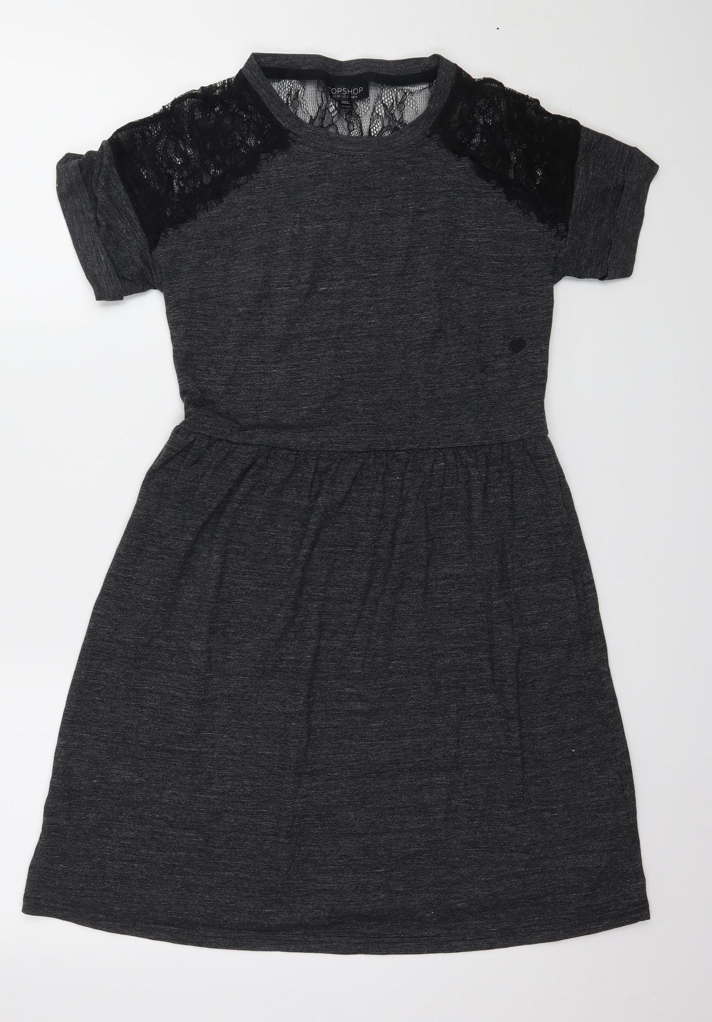 Top Shop Womens Black   A-Line  Size 6