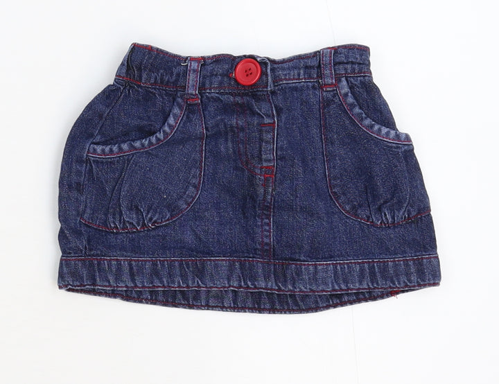 NEXT Girls Blue Denim Tutu Skirt Size 6-9 Months