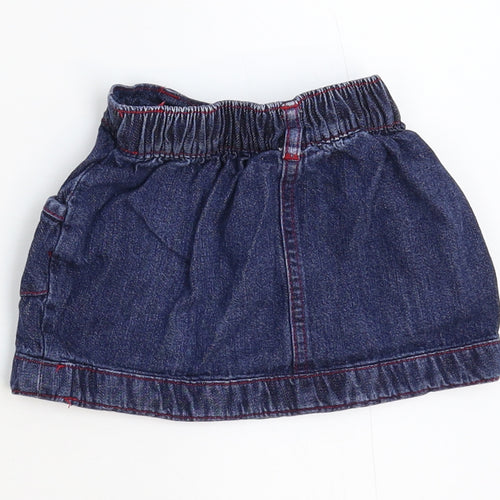 NEXT Girls Blue  Denim Tutu Skirt Size 6-9 Months