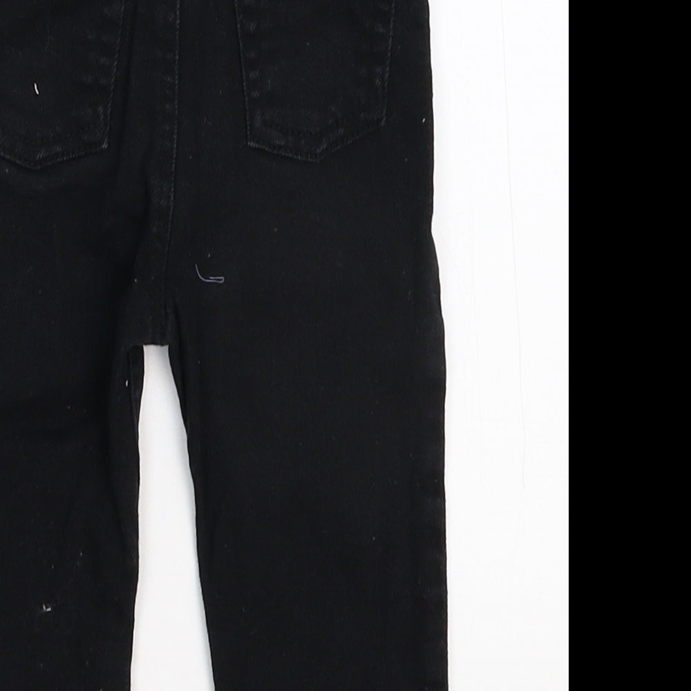 New Look Girls Black   Capri Jeans Size 6-9 Months