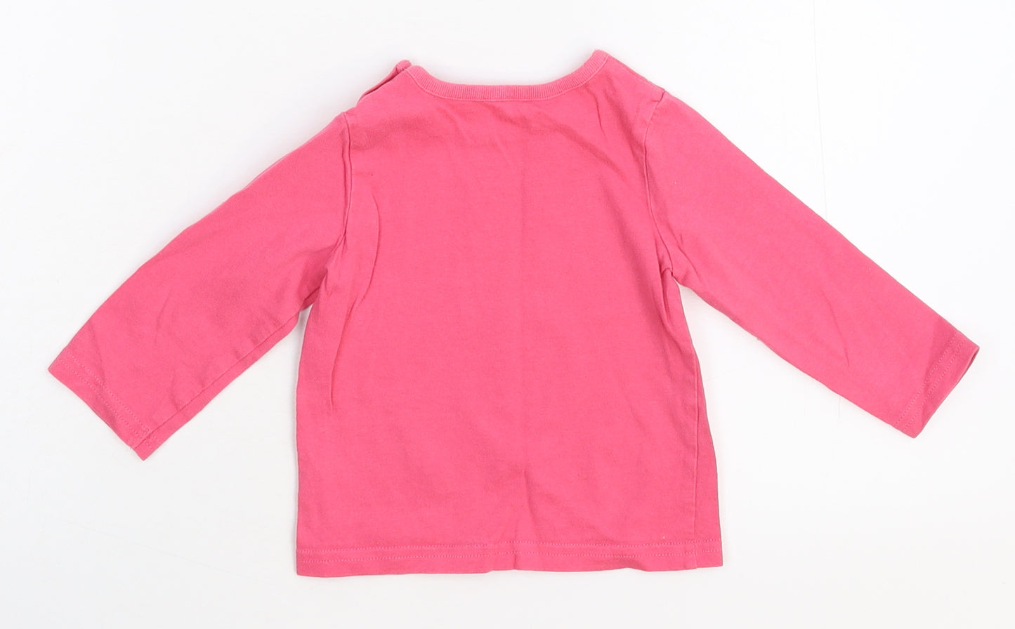 Nutmeg Girls Pink   Basic T-Shirt Size 6-9 Months