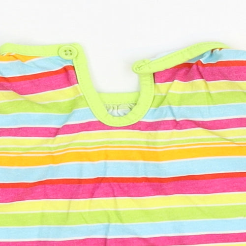 Cherokee Girls Multicoloured Striped  Basic Tank Size 9-12 Months