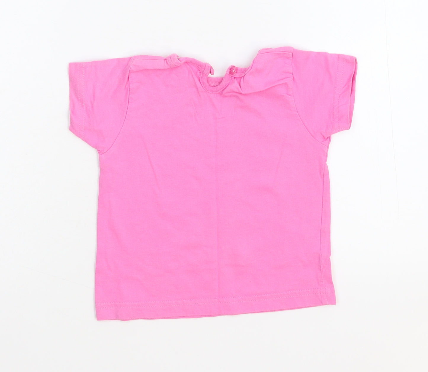 Lady Bird Girls Pink   Basic T-Shirt Size 6-9 Months