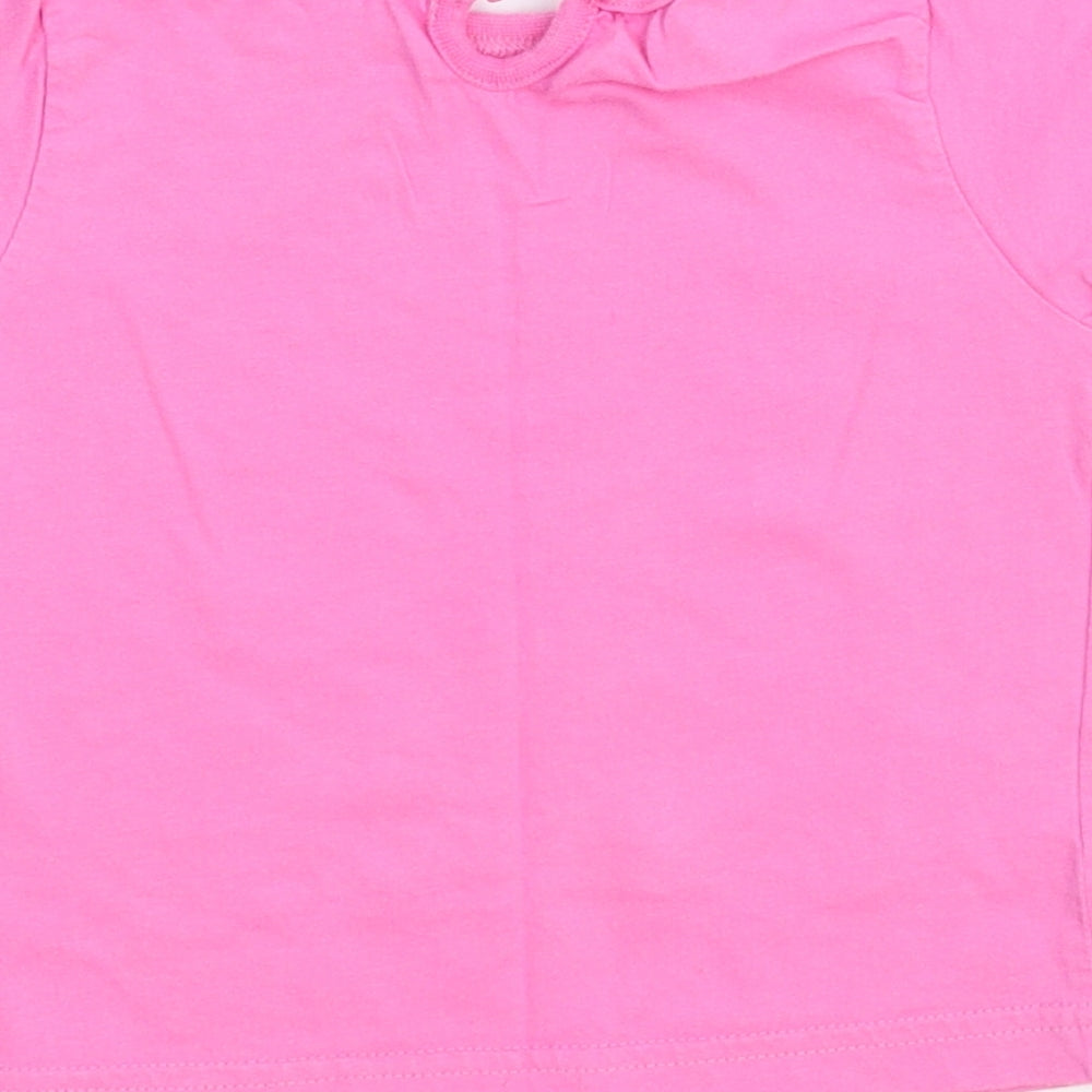Lady Bird Girls Pink   Basic T-Shirt Size 6-9 Months