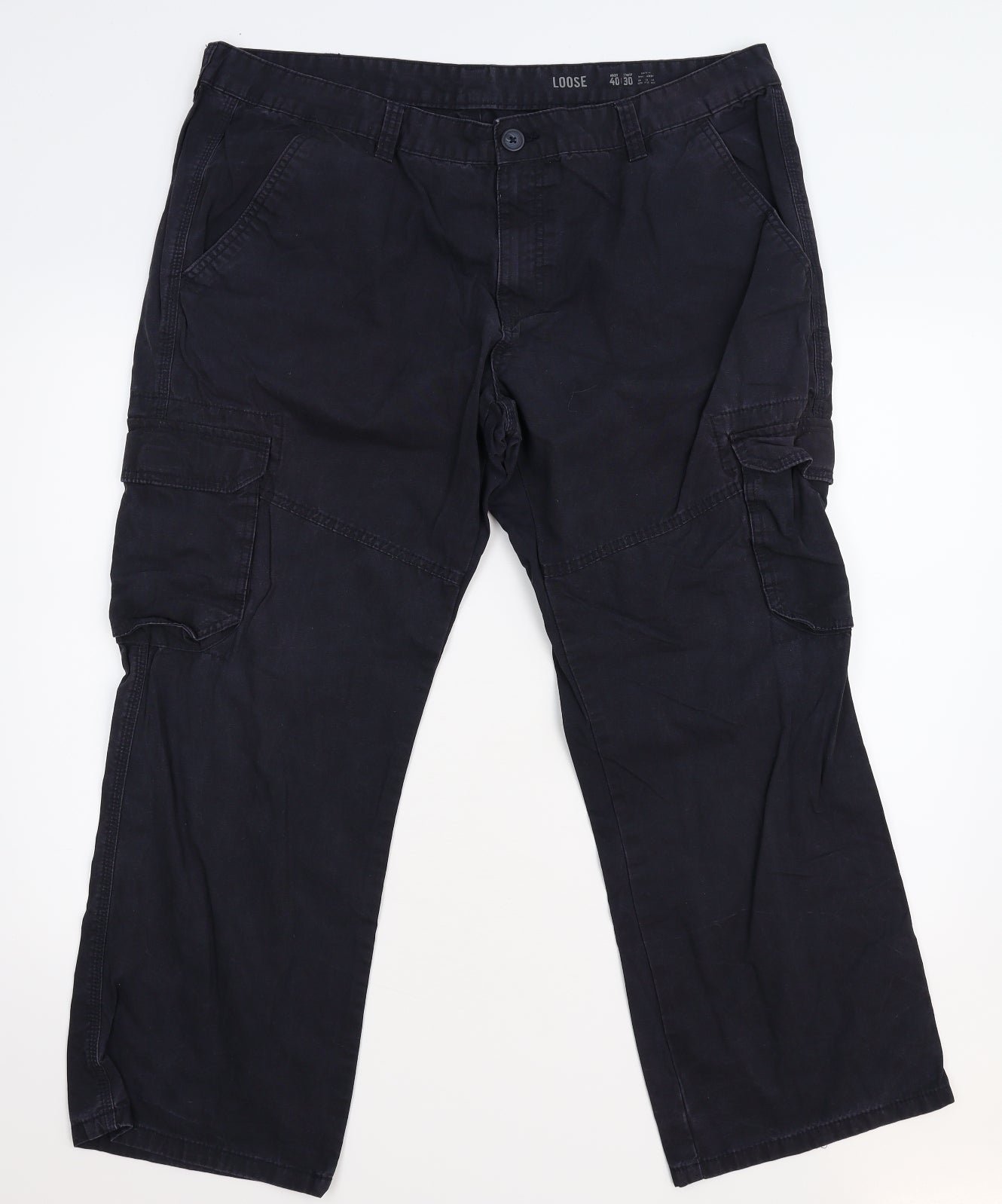 F&F Mens Black   Straight Jeans Size 40 L30 in