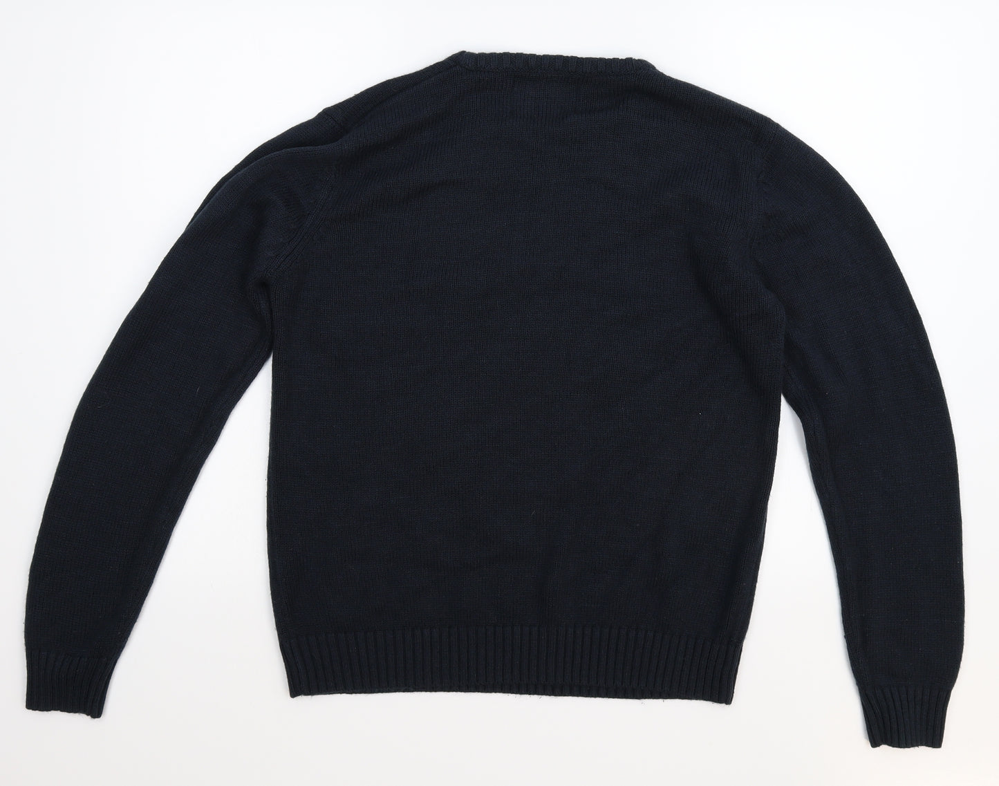 Cedar Wood State Mens Blue   Pullover Jumper Size M  - Christmas  Jumper