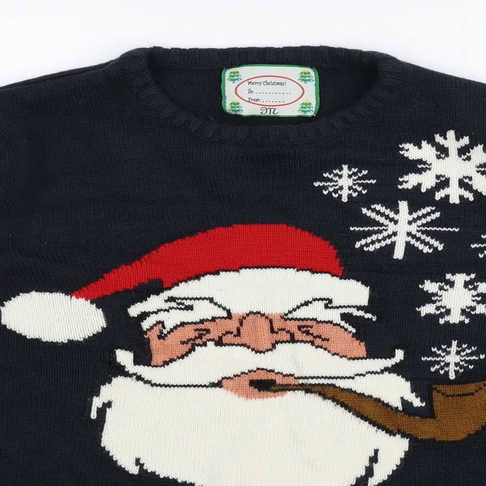 Cedar Wood State Mens Blue   Pullover Jumper Size M  - Christmas  Jumper