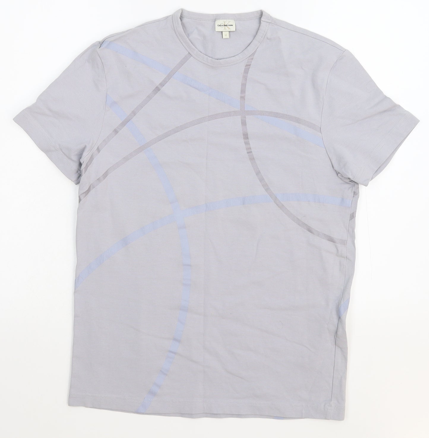 Calvin Klein Mens Grey   Basic T-Shirt Size M