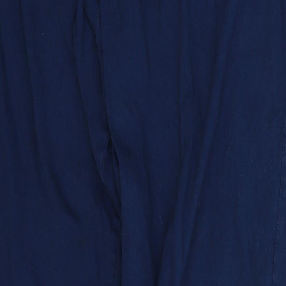 Marvel Mens Blue Solid   Lounge Pants Size M