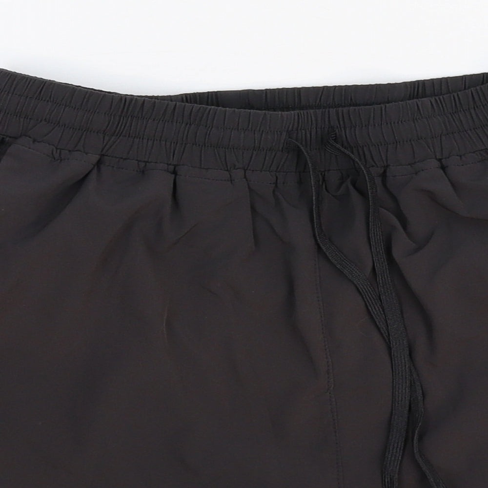F&F Mens Black   Sweat Shorts Size S