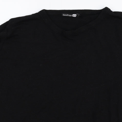 Boohoo Mens Black   Pullover Jumper Size S