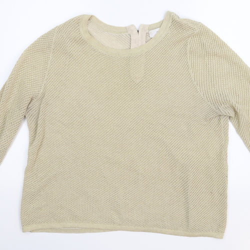 NEXT Womens Beige   Pullover Jumper Size 16