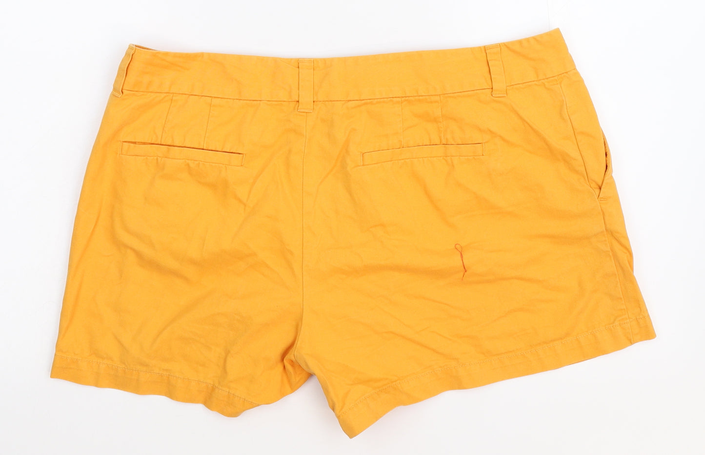 LOFT Womens Orange   Chino Shorts Size 14
