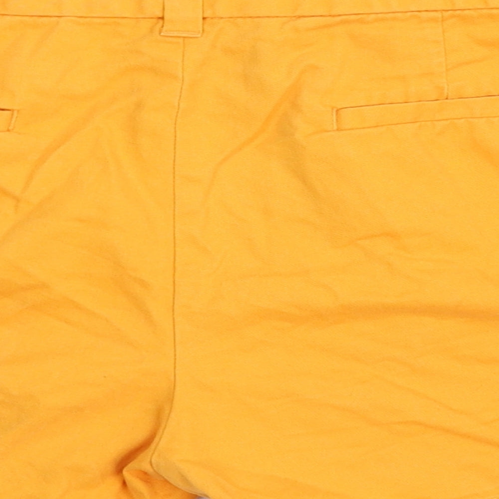 LOFT Womens Orange   Chino Shorts Size 14