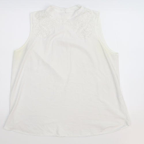 dorophy perkins Womens White   Basic Blouse Size 18