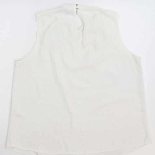 dorophy perkins Womens White   Basic Blouse Size 18